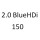 2.0 BlueHDi 150 AHX DW10FD AHR DW10FD 150 к.с. 2018-