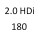 2.0 HDi 180 AHW DW10FC 181 к.с. 2015-