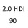2.0 HDI 90 RHY DW10TD 90 к.с. 1999-2005
