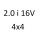 2.0 i 16V 4x4 C89 (M07) X 20 XEV 136 к.с. 1994-1997