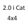 2.0 i Cat 4x4 J89 (F19,M19) C 20 NE 116 к.с. 1989-1995
