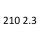 210 2.3 M 102 942 95 к.с. 1977-1989