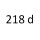 218 d N47 D20 C 143 к.с. 2014-2015