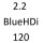 2.2 BlueHDi 120 4HA DW12RUE 120 к.с. 2019-
