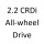 2.2 CRDi wheel Drive D4HB 197 к.с. 2013-