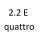 2.2 E quattro JT 120 к.с. 1985-1987