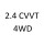2.4 CVVT 4WD G4KE 174 к.с. 2009-2015