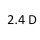 2.4 D 2L 79 к.с. 1994-1997