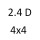 2.4 D 4x4 KTOT 4N15 154 к.с. 2016-
