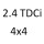 2.4 TDCi 4x4 FA H9FB 140 к.с. 2006-2014