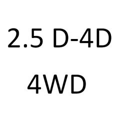 2.5 D-4D 4WD (KUN25) 2KD-FTV 144 к.с. 2007-2015