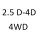 2.5 D-4D 4WD (KUN25) 2KD-FTV 144 к.с. 2007-2015