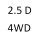 2.5 D 4WD 4D56 8V 75 к.с. 1996-2005