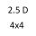 2.5 D 4x4 WL 78 к.с. 1999-2002