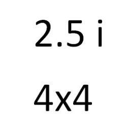 2.5 i 4x4 GBVAF GBVAL GBVAK 166 к.с. 2011- 