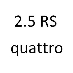 2.5 RS quattro DAZA DNWA 400 к.с. 2016-