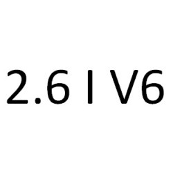 2.6 i V6 (F19) Y 26 SE 170 к.с. 2000-2002