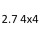 2.7 4x4 G6EA 170 к.с. 2006-2012