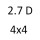 2.7 D 4x4 L320 276DT 190 к.с. 2005-2013