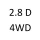 2.8 D 4WD GUN126 1GD FTV 204 к.с. 2020-