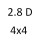 2.8 D 4x4 8140.63 87 к.с. 1998-2002