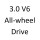 3.0 V6 All wheel Drive AJ V6 230 к.с. 2001-2008