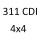 311 CDI 4x4 906.131 906.133 906.135 906.231 906.233 OM 646.985 109 к.с. 2008-2009