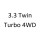 3.3 Twin Turbo 4WD FJA300 F33A FTV 299 к.с. 2022-