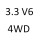 3.3 V6 4WD G6DB 248 к.с. 2007-2011