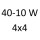 40 10 W 4x4 13210111 13210112 13210211 13210212 8140 27 103 к.с. 1990-1997