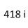 418 i B38 B15 A 136 к.с. 2015-