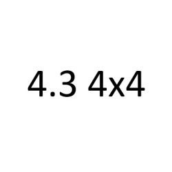4.3 4x4 LB4 162 к.с. 1994-1995