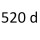 520 d M47 D20 204D1 136 к.с. 2000-2003