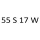 55S17W 4x4 F1CE3481C 170 к.с. 2011-2014