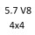 5.7 V8 4x4 EZB 326 к.с. 2005-2010