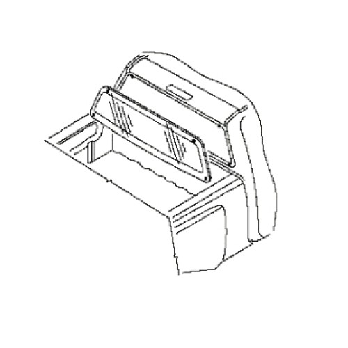 Задно стъкло 79700EB304 79700-EB304 Nissan Navara D40