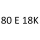 80 E 18 K 8060 25V 4000 177 к.с. 1991-2015