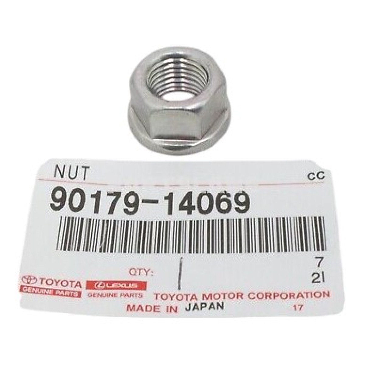 Гайка 9017914069 90179-14069 носач Toyota Land Cruiser