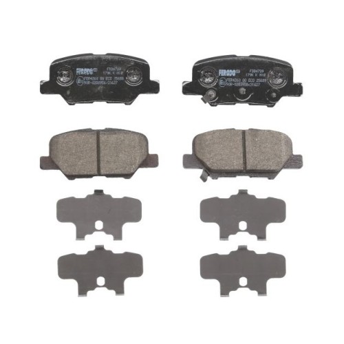 Задни накладки FDB4739 Mazda Mitsubishi Citroen