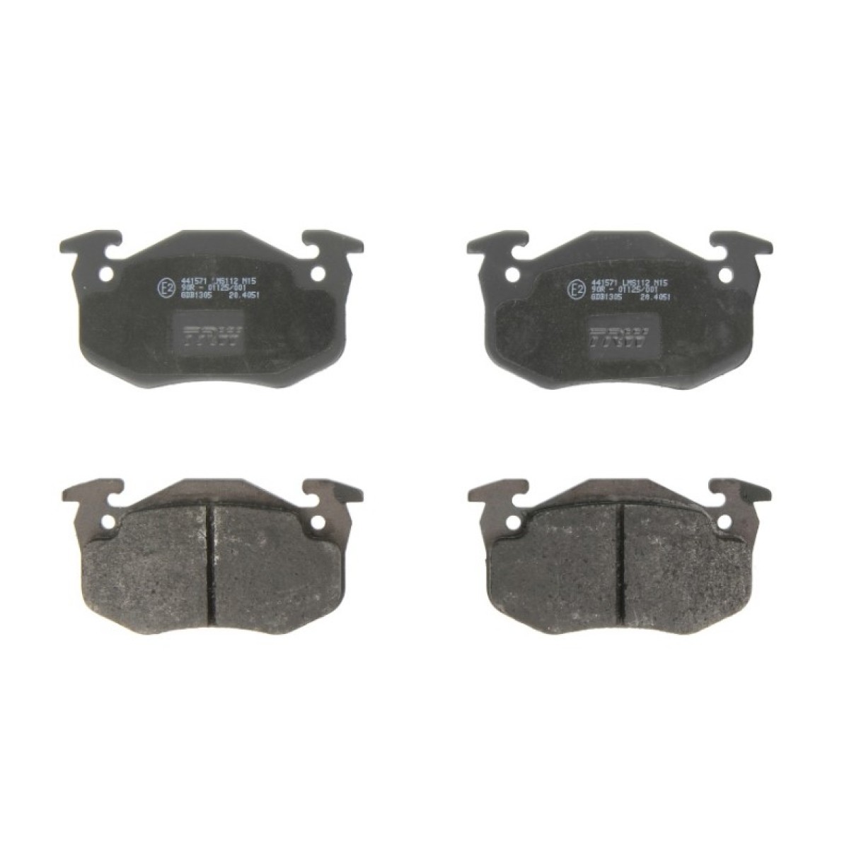 Задни накладки GDB1305 Peugeot Renault Citroen