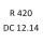 R 420 DC 12.14 6x2/4 26 т. 2004-