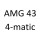 AMG 43 4 matic 292 364 M 276 821 367 к.с. 2016-2019
