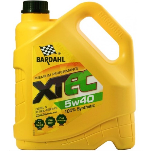 Двигателно масло Bardahl XTEC 5W40 4L