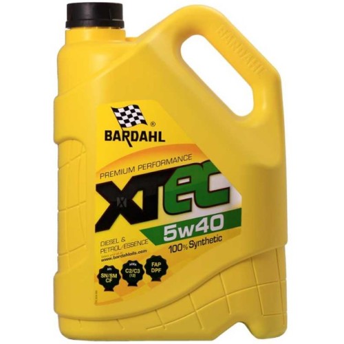 Двигателно масло Bardahl XTEC 5W40 5L