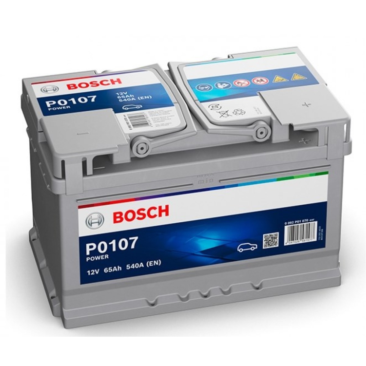 Акумулатор Bosch P0107  65 Ah 0 092 P01 070