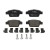 Задни накладки 0 986 494 030 Alfa Romeo Citroen Fiat Peugeot