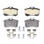 Задни накладки 0 986 494 596 Vag Citroen Ds Ford Nissan Peugeot Renault Skoda