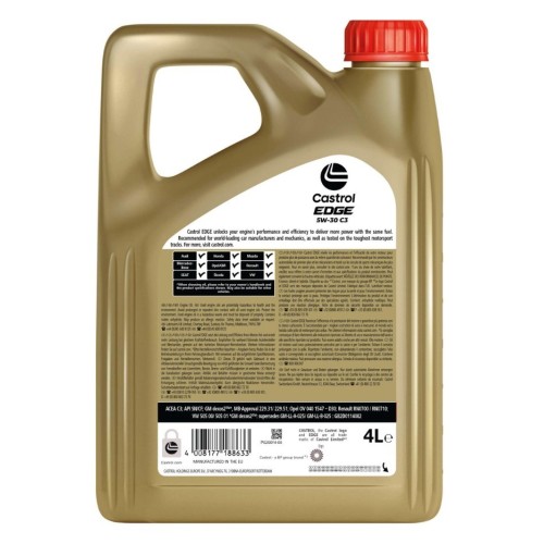 Двигателно масло Cаstrol Edge 5W30 C3 4L