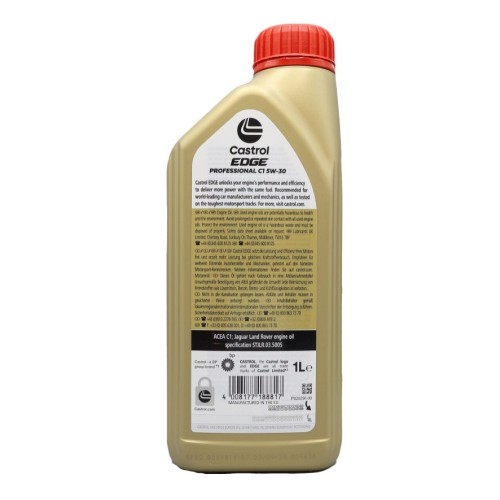 Двигателно масло Castrol Edge PROFESSIONAL C1 5W30 1L