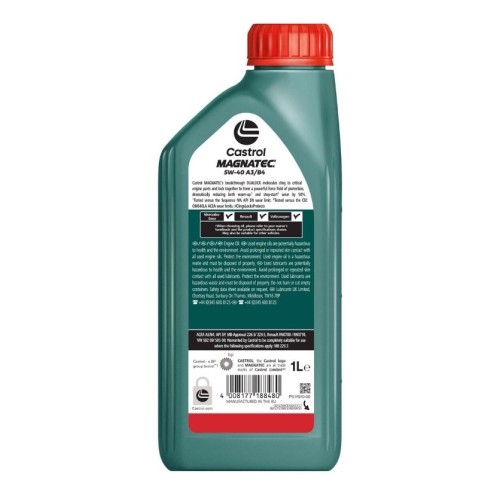 Двигателно масло Cаstrol Magnatec 5W40 A3/B4 1L